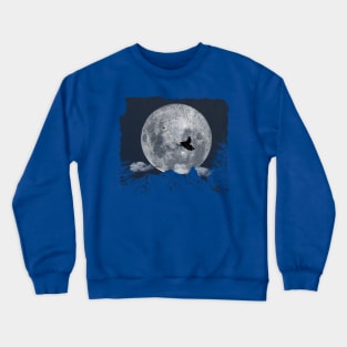 Snowmobile Freestyle -  Blue Moon Crewneck Sweatshirt